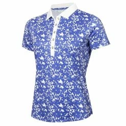 Green Lamb Melanie Printed Ladies Golf Polo Shirt