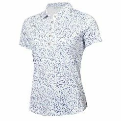 Green Lamb Melanie Printed Ladies Golf Polo Shirt 8 Green Lamb Melanie Printed Ladies Golf Polo Shirt -Golf Equipment Sales Store green lamb melanie printed ladies golf polo shirt terazzo print