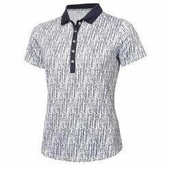 Green Lamb Melanie Printed Ladies Golf Polo Shirt 9 Green Lamb Melanie Printed Ladies Golf Polo Shirt -Golf Equipment Sales Store green lamb melanie printed ladies golf polo shirt waterfall print