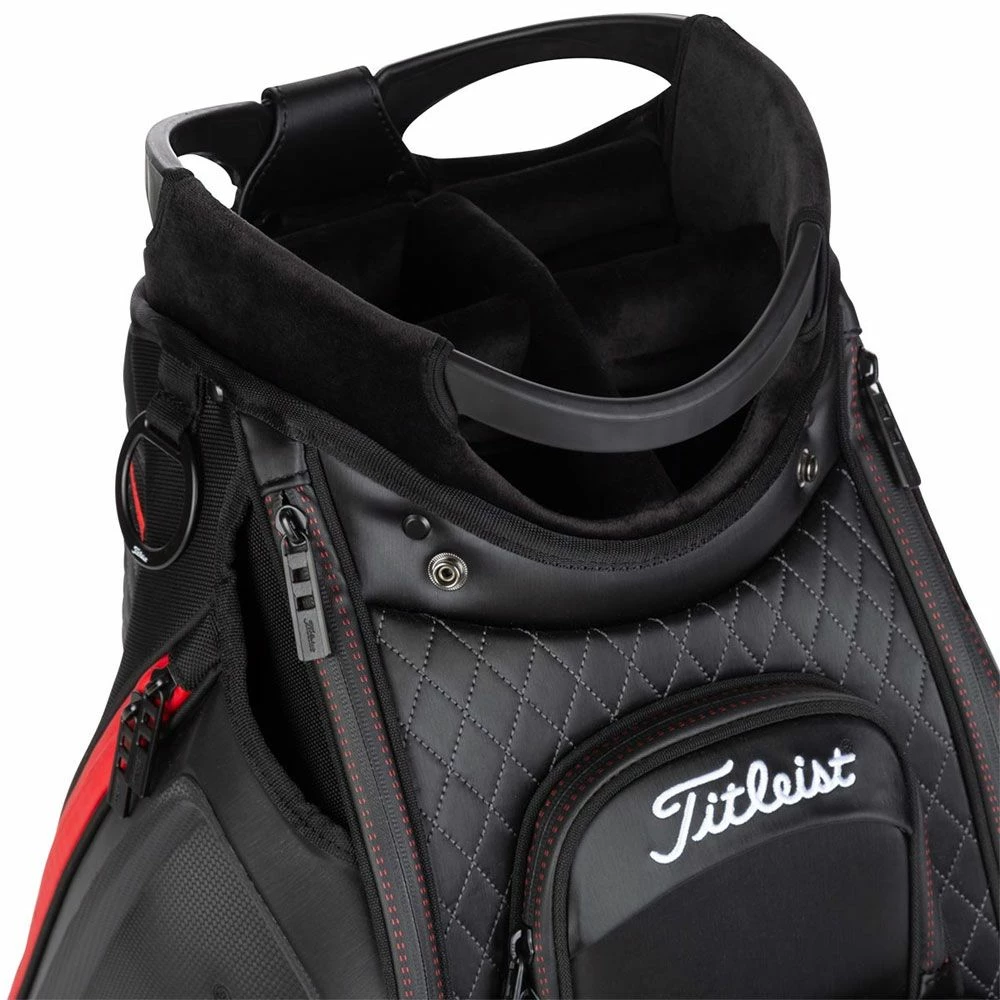 Titleist Jet Black 9.5" Tour Golf Staff Bag 6 Titleist Jet Black 9.5" Tour Golf Staff Bag - Image 6