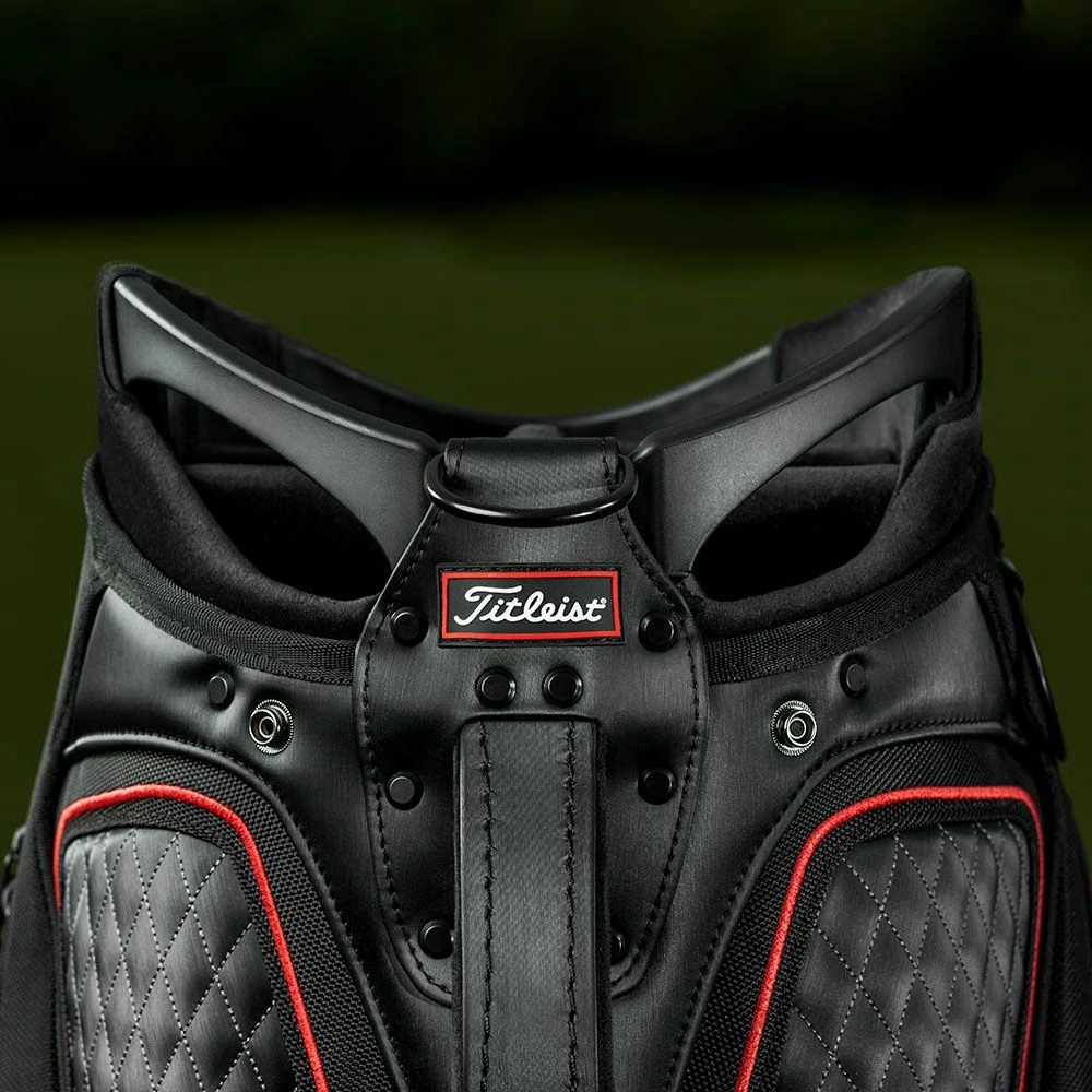 Titleist Jet Black 9.5" Tour Golf Staff Bag 11 Titleist Jet Black 9.5" Tour Golf Staff Bag - Image 11