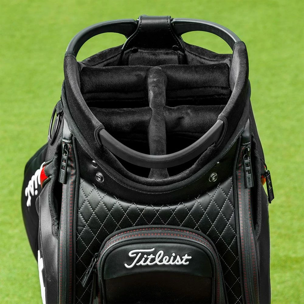 Titleist Jet Black 9.5" Tour Golf Staff Bag 12 Titleist Jet Black 9.5" Tour Golf Staff Bag - Image 12