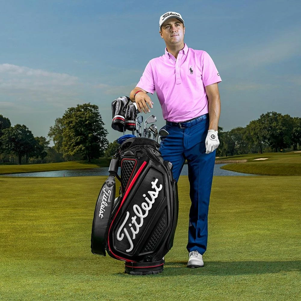 Titleist Jet Black 9.5" Tour Golf Staff Bag 14 Titleist Jet Black 9.5" Tour Golf Staff Bag - Image 14