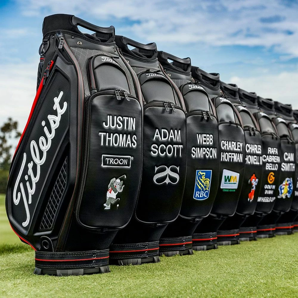 Titleist Jet Black 9.5" Tour Golf Staff Bag 13 Titleist Jet Black 9.5" Tour Golf Staff Bag - Image 13