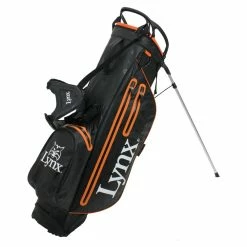 Lynx Prowler Waterproof Golf Stand Bag -Golf Equipment Sales Store lynx prowler waterproof stand bag orange