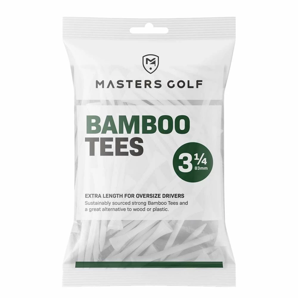 Masters Golf 83mm Bamboo Golf Tees - 15 Pack 1 Masters Golf 83mm Bamboo Golf Tees - 15 Pack