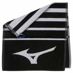 Mizuno RB Tour Golf Towel -Golf Equipment Sales Store mizuno rb tour towel folded black white twt21rb 1