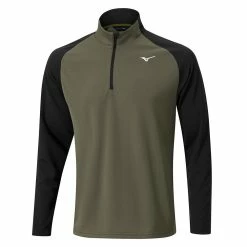 Mizuno Wnt Brz Bloc 1/4 Zip Golf Pullover -Golf Equipment Sales Store mizuno winter breeze block quarter zip golf pullover 52ga2504 39