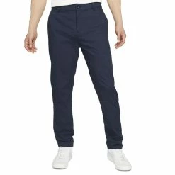 Nike Dri-FIT UV Slim-Fit Chino Golf Trousers -Golf Equipment Sales Store nike golf dri fit uv chino golf trousers navy da4130 451 1