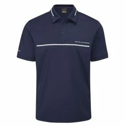 Oscar Jacobson Marsden Golf Polo Shirt -Golf Equipment Sales Store oscar jacobson marsden golf polo shirt ojts0074 navy white