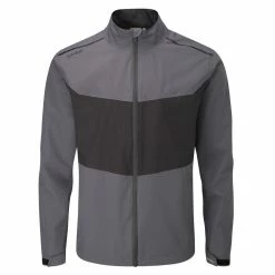 Ping Downton Waterproof Golf Jacket -Golf Equipment Sales Store ping downton black asphalt