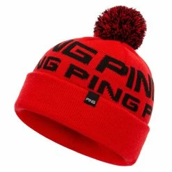 Ping Logo II Golf Bobble Hat -Golf Equipment Sales Store ping logo ii golf bobble hat p03529 lbk 2