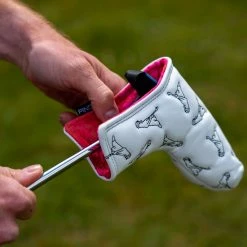 Ping Mr Ping Blossom Golf Blade Putter Headcover 5 Ping Mr Ping Blossom Golf Blade Putter Headcover -Golf Equipment Sales Store ping mr ping blossom blade putter cover lifestyle