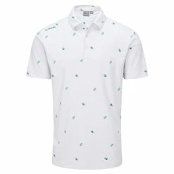 Ping Two Tone Golf Polo Shirt 7 Ping Two Tone Golf Polo Shirt -Golf Equipment Sales Store ping two tone golf polo shirt front view p03571 wem