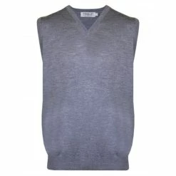 ProQuip Golf Merino Slipover -Golf Equipment Sales Store proquip merino slipover grey mix