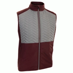 ProQuip Therma Gust Quilted Golf Gilet -Golf Equipment Sales Store proquip therma gust gilet burgundy