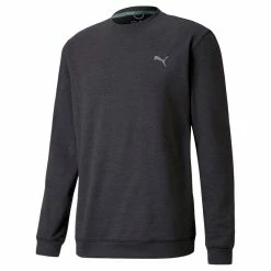 Puma Cloudspun Crew Neck Golf Sweater -Golf Equipment Sales Store puma cloudspun crewneck golf pullover 597596 01 1