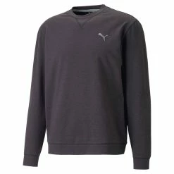 Puma Cloudspun Heather Crewneck Golf Sweater