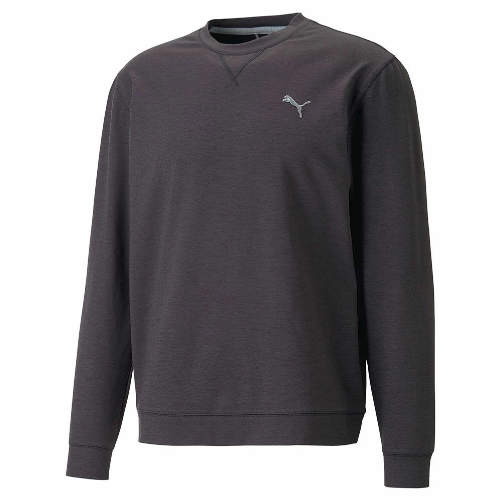 Puma Cloudspun Heather Crewneck Golf Sweater 1 Puma Cloudspun Heather Crewneck Golf Sweater