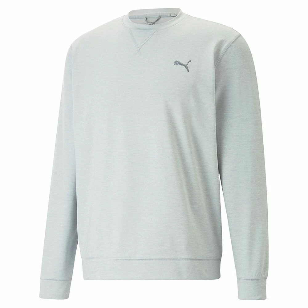 Puma Cloudspun Heather Crewneck Golf Sweater 2 Puma Cloudspun Heather Crewneck Golf Sweater - Image 2