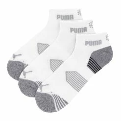 Puma Essential 1/4 Cut Golf Socks - 3 Pack