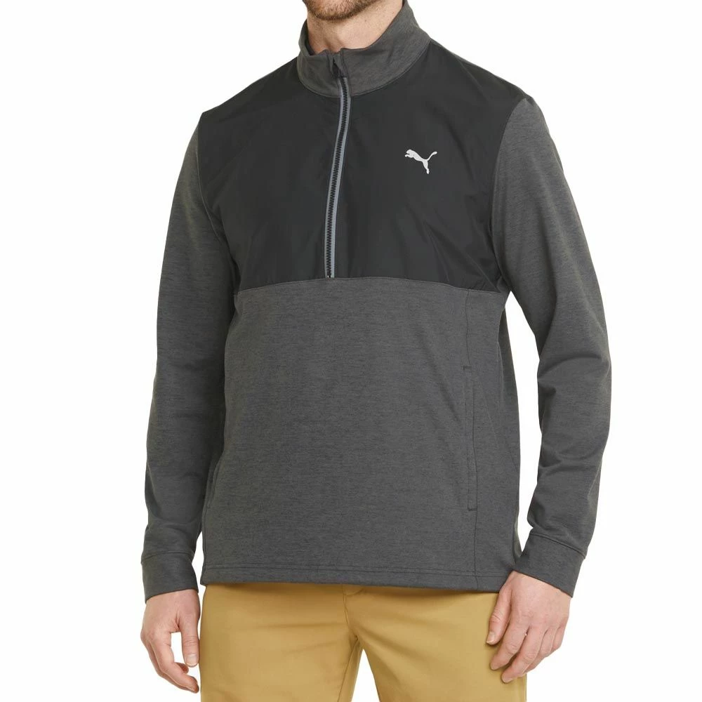 Puma Cloudspun WRMLBL 1/4 Zip Golf Pullover 1 Puma Cloudspun WRMLBL 1/4 Zip Golf Pullover