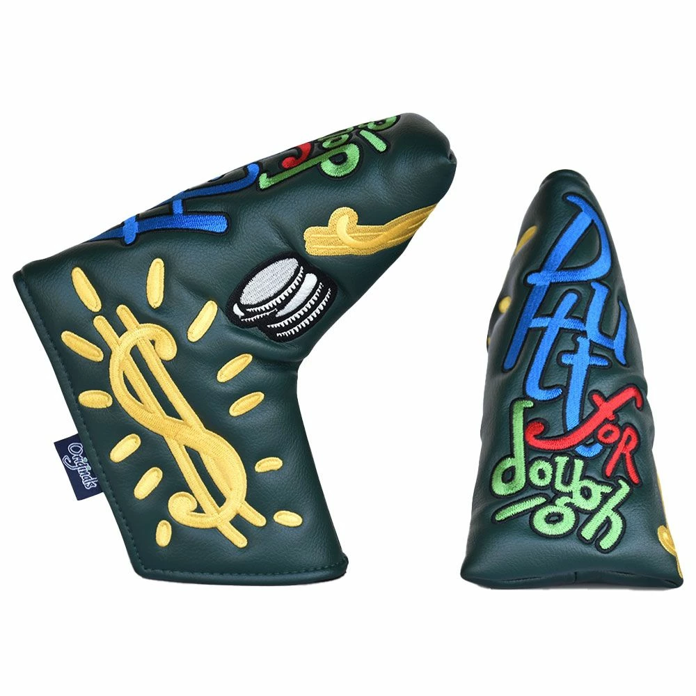 PRG Originals 'Putt For Dough' Golf Blade Putter Headcover 1 PRG Originals 'Putt For Dough' Golf Blade Putter Headcover