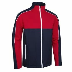 Sunderland Matterhorn Waterproof Golf Jacket -Golf Equipment Sales Store sunderland matterhorn waterproof golf jacket navy red white