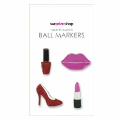 SurprizeShop Girly Glam Golf Ball Marker Set