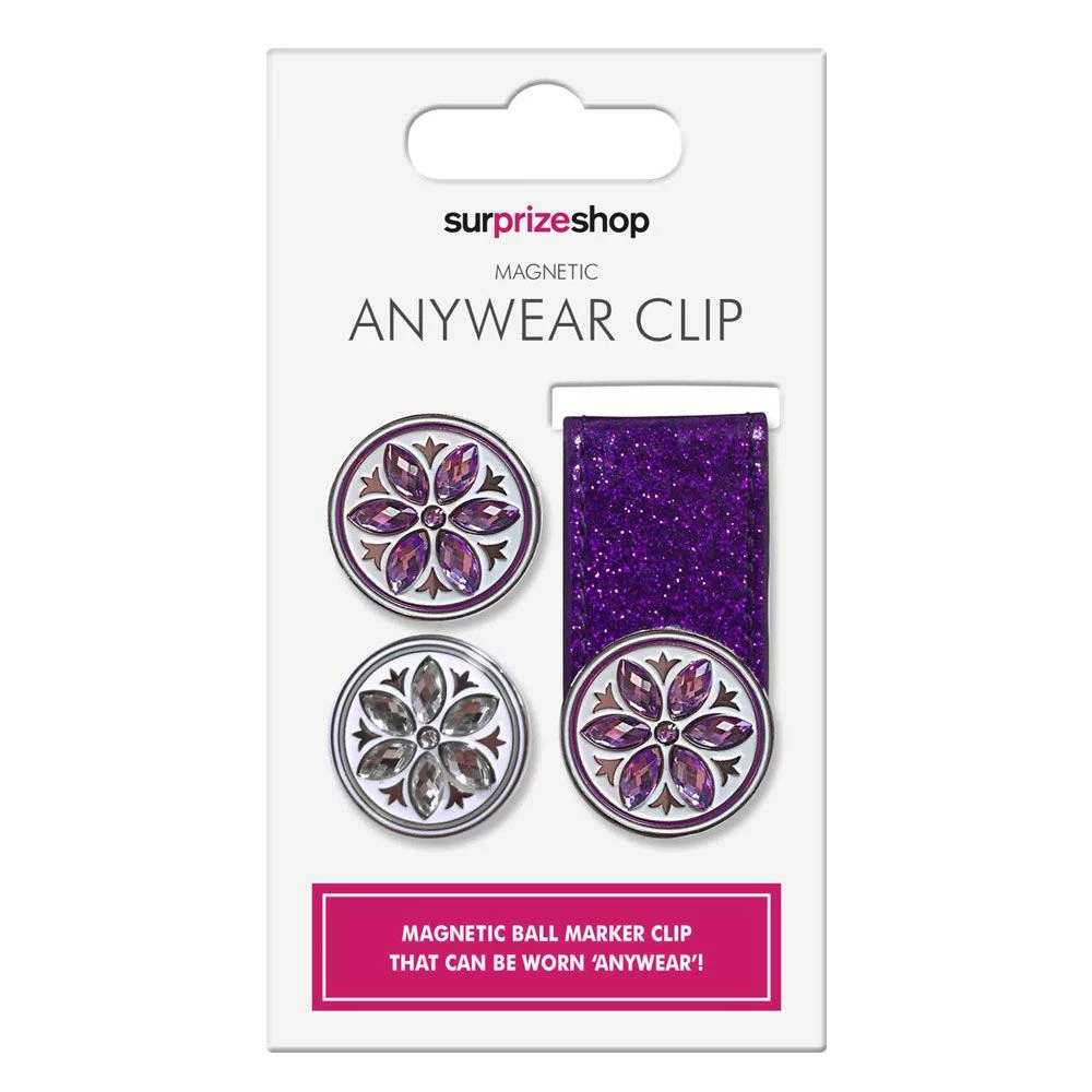 SurprizeShop Glitter Golf Ball Marker Anywear Set 2 SurprizeShop Glitter Golf Ball Marker Anywear Set - Image 2