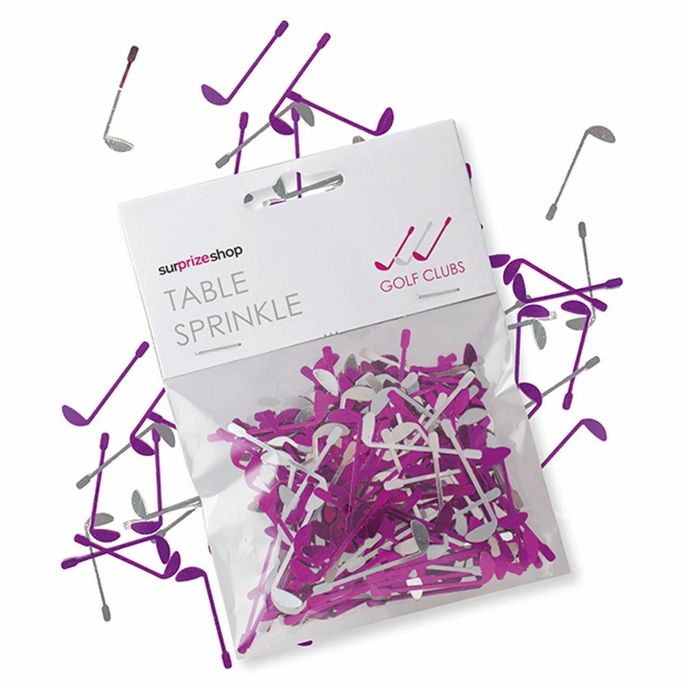 SurprizeShop Golf Clubs Table Sprinkle Confetti 1 SurprizeShop Golf Clubs Table Sprinkle Confetti