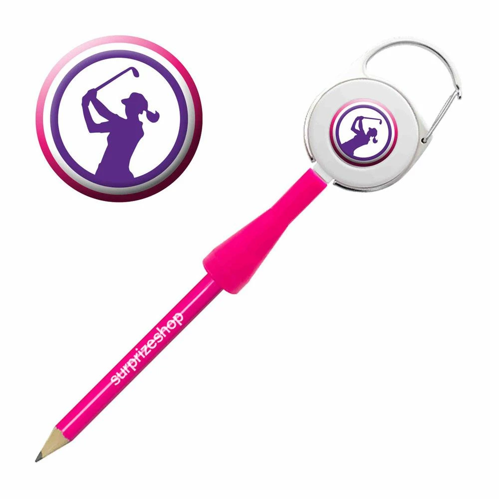 Surprizeshop Lady Golfer Retractable Golf Pencil 2 Surprizeshop Lady Golfer Retractable Golf Pencil - Image 2