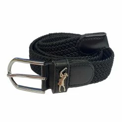 SurprizeShop Ladies Woven Golf Belt -Golf Equipment Sales Store surprizeshop woven belt black 1