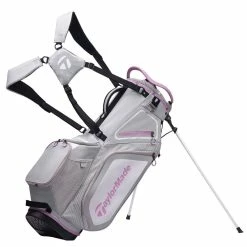 TaylorMade Pro 8.0 Golf Stand Bag -Golf Equipment Sales Store taylormade 2020 pro 8.0 golf stand bag grey white purple 1
