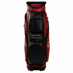 TaylorMade Deluxe 2022 Golf Cart Bag -Golf Equipment Sales Store taylormade deluxe golf cart bag stealth front