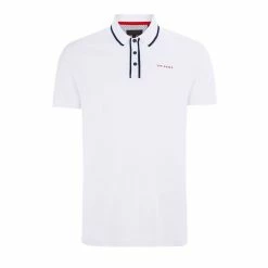Ted Baker Bunka Golf Polo Shirt -Golf Equipment Sales Store ted baker bunka golf polo shirt 160440 wht