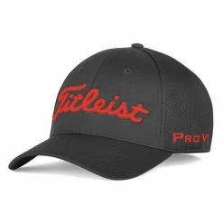 Titleist Tour Sports Mesh Golf Cap -Golf Equipment Sales Store tith6aste blackred