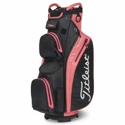 Titleist Cart 14 StaDry 2023 Golf Cart Bag -Golf Equipment Sales Store titleist cart 14 stadry 2023 golf cart bag black candy
