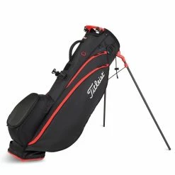 Titleist Players 4 Carbon 2022 Golf Stand Bag -Golf Equipment Sales Store titleist players 4 carbon golf stand bag black black red