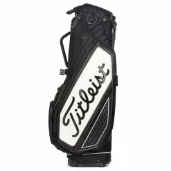 Titleist Tour Series Premium Golf Stand Bag -Golf Equipment Sales Store titleist premium stand bag 2022 black white tb20sxsf 01 side