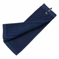 Titleist Tri-Fold Golf Cart Towel -Golf Equipment Sales Store titleist tri fold golf towel navy