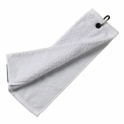 Titleist Tri-Fold Golf Cart Towel -Golf Equipment Sales Store titleist tri fold golf towel white