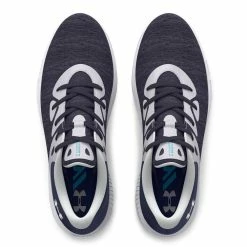 Under Armour Charged Breathe 2 Knit SL Ladies Golf Shoes 9 Under Armour Charged Breathe 2 Knit SL Ladies Golf Shoes -Golf Equipment Sales Store under armour charged breathe 2 knit sl ladies golf shoes upper view 3026405 400