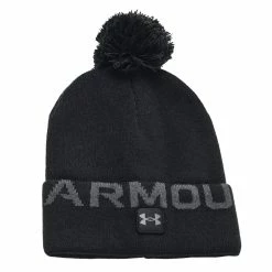 Under Armour Halftime Fleece Pom Golf Beanie 5 Under Armour Halftime Fleece Pom Golf Beanie -Golf Equipment Sales Store under armour halftime fleece pom golf hat 13739093 001 1