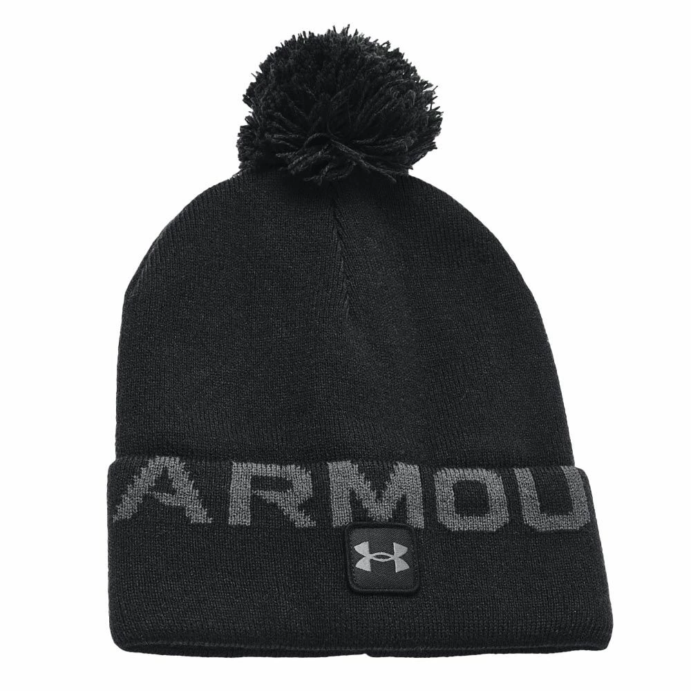 Under Armour Halftime Fleece Pom Golf Beanie 3 Under Armour Halftime Fleece Pom Golf Beanie - Image 3