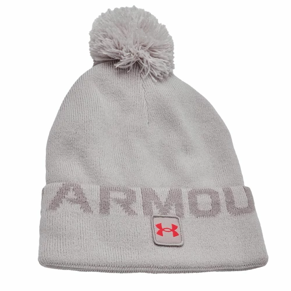Under Armour Halftime Fleece Pom Golf Beanie 2 Under Armour Halftime Fleece Pom Golf Beanie - Image 2