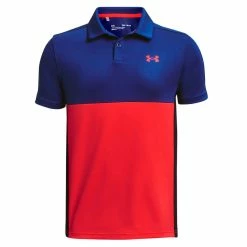 Under Armour Junior Performance Blocked Golf Polo Shirt