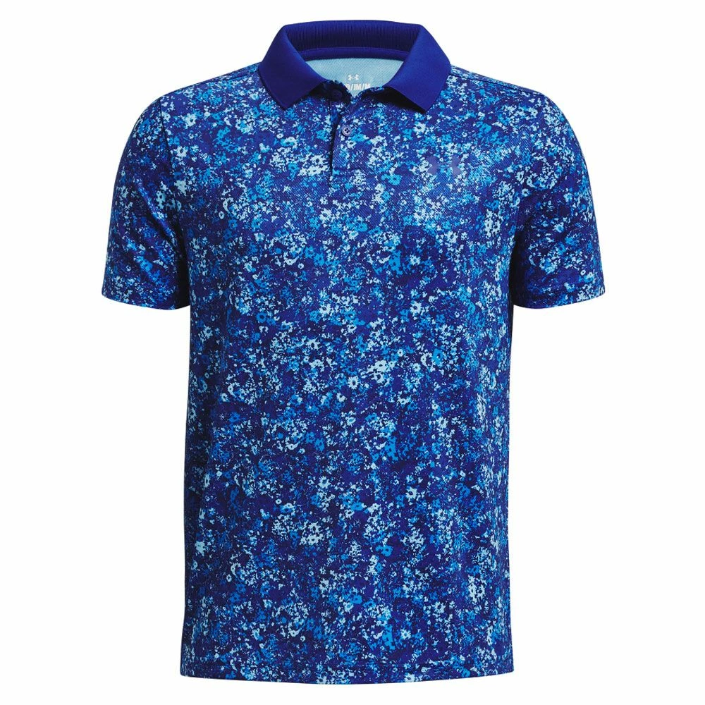 Under Armour Performance Floral Speckle Junior Golf Polo 3 Under Armour Performance Floral Speckle Junior Golf Polo - Image 3