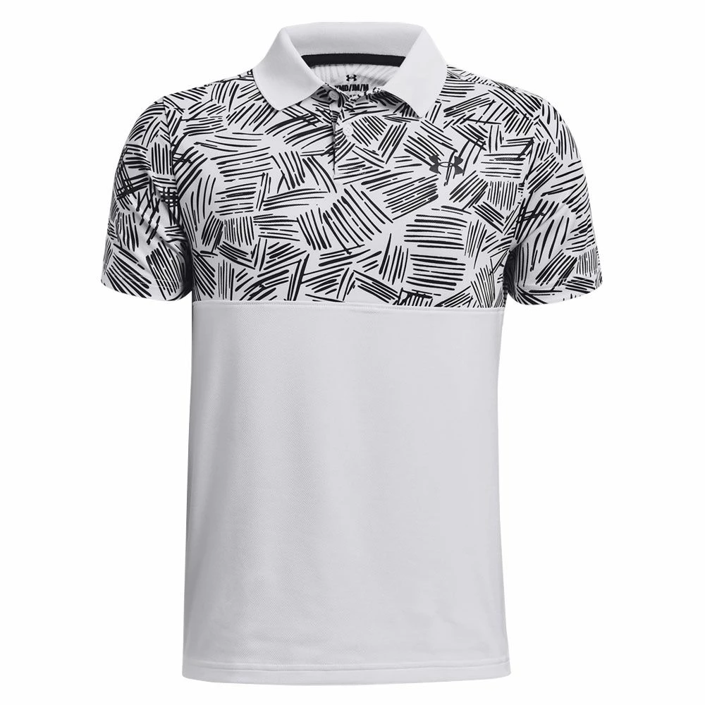 Under Armour Performance Palm Sketch Junior Polo Shirt 1 Under Armour Performance Palm Sketch Junior Polo Shirt