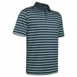 Under Armour Performance 2.0 Divot Stripe Golf Polo Shirt -Golf Equipment Sales Store under armour performance polo 2 divot stripe shirt 1342082 431 front